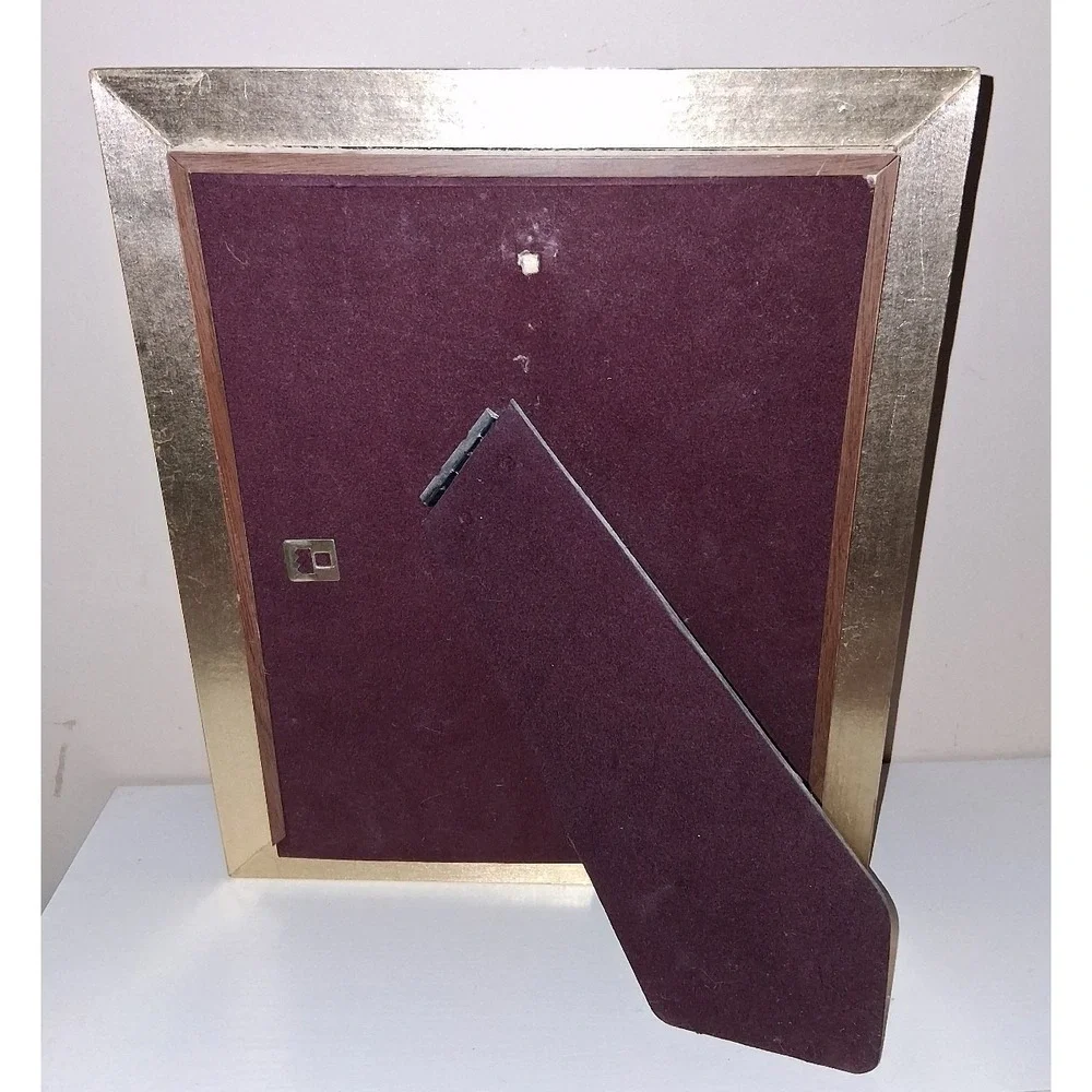 Vintage Wood & Gold Picture Frame 8x10 | Classic Desk or Wall Photo Frame